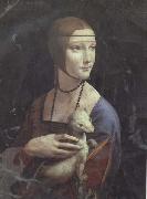 LEONARDO da Vinci Cecila Gallerani (mk45) oil painting on canvas